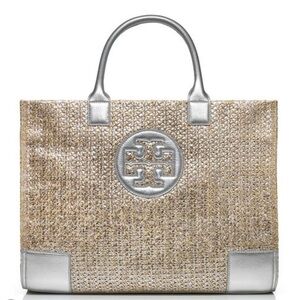 Tory Burch Metallic Ella Tote Bag